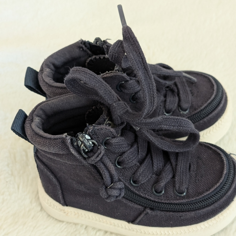 Great Condition: Billy Footwear Classic Lace Up with Zipper Kids 5 - Picture 14 of 15